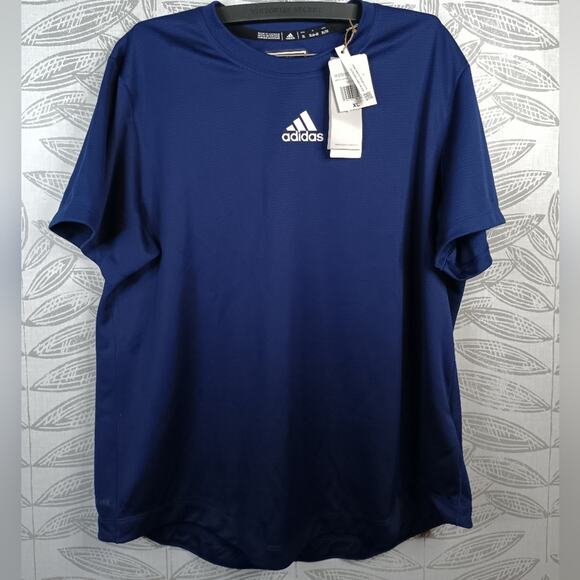 Adidas Heat Ready Tee Navy NEW Activewear Gym Heat.Rdy - Picture 6 of 6